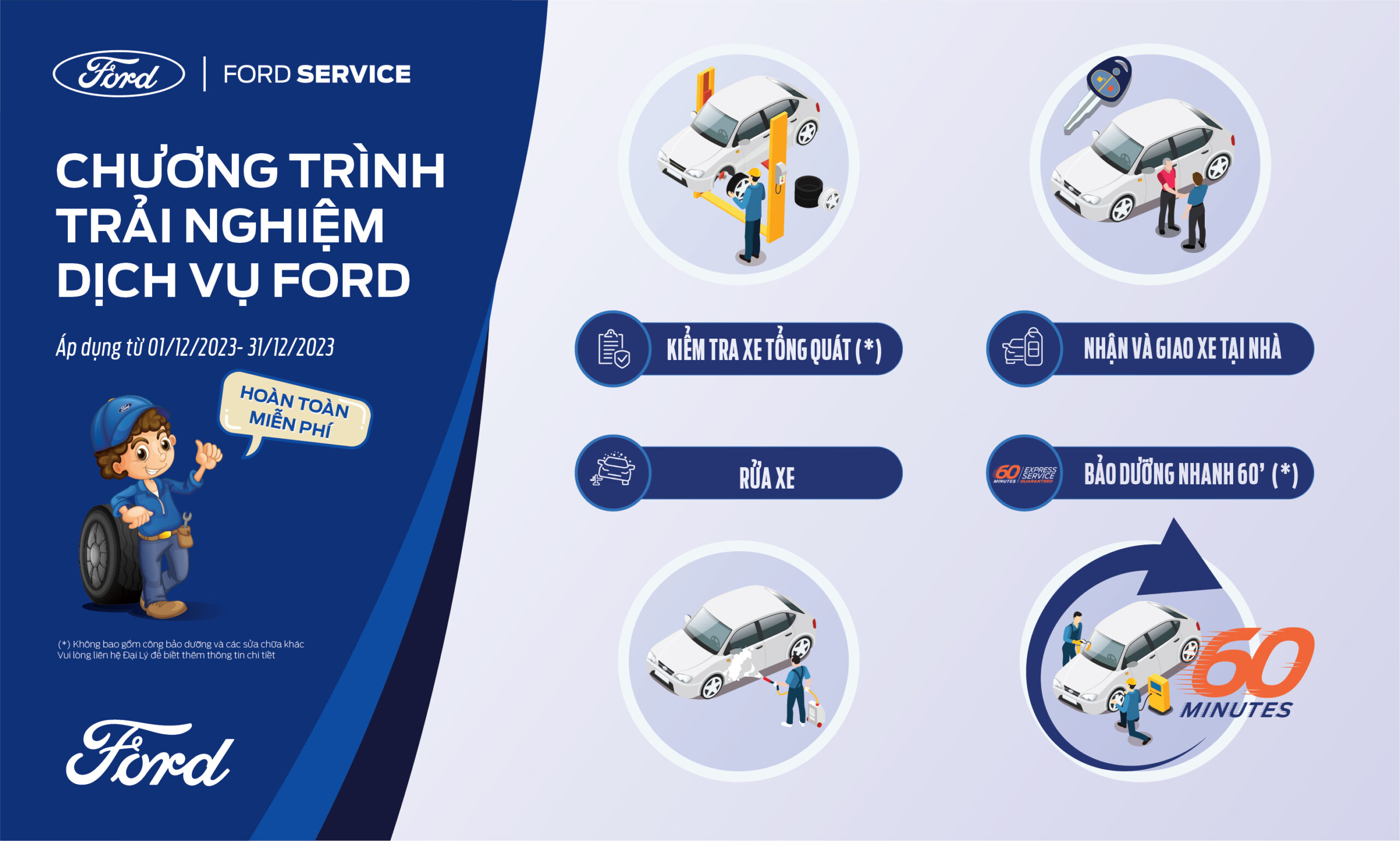 CHƯƠNG TRÌNH TRẢI NGHIỆM DỊCH VỤ CUỐI NĂM 2023