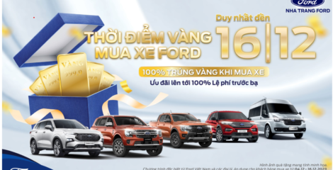 Thời Điểm Vàng Mua Xe Vàng Cùng Nha Trang Ford