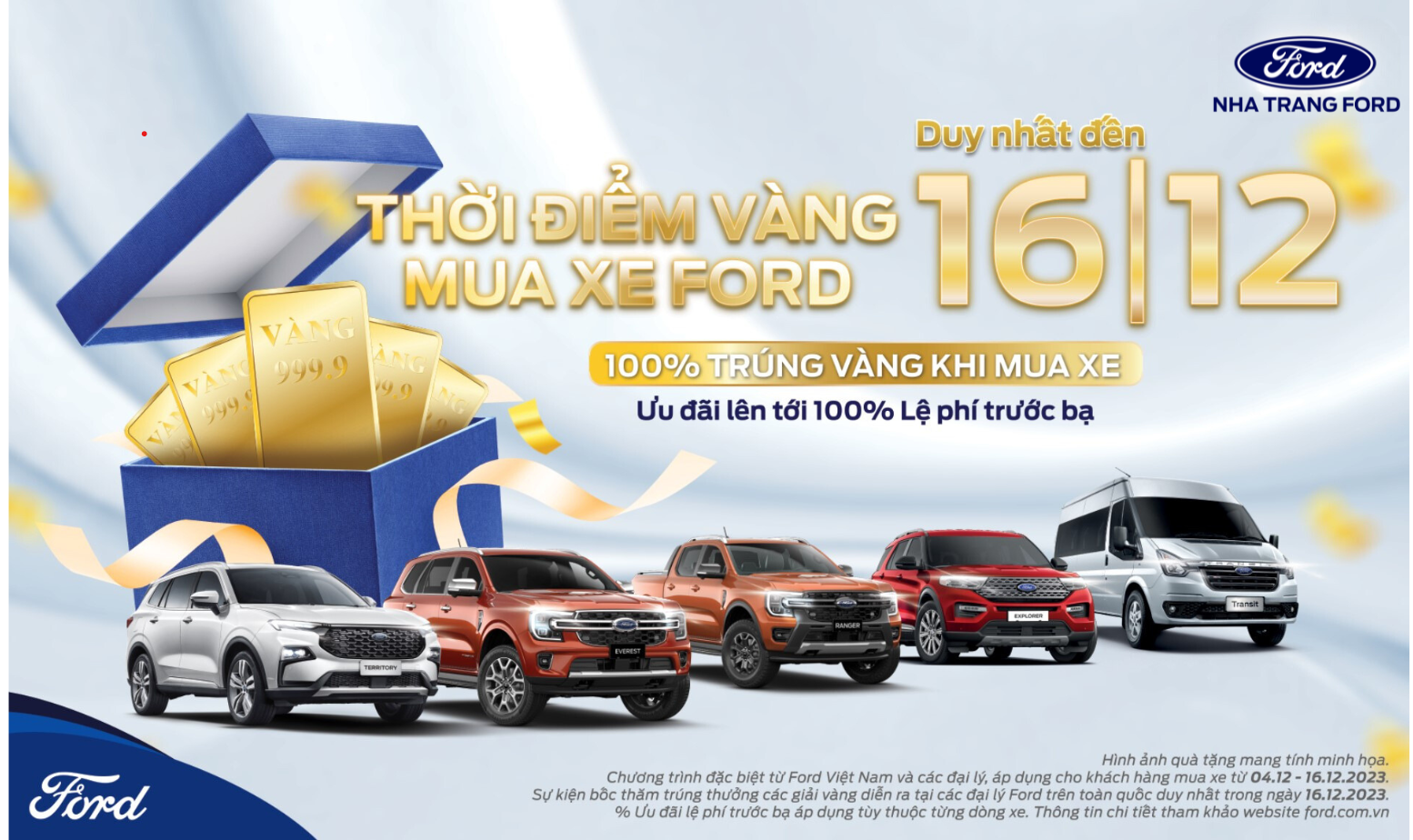 Thời Điểm Vàng Mua Xe Vàng Cùng Nha Trang Ford