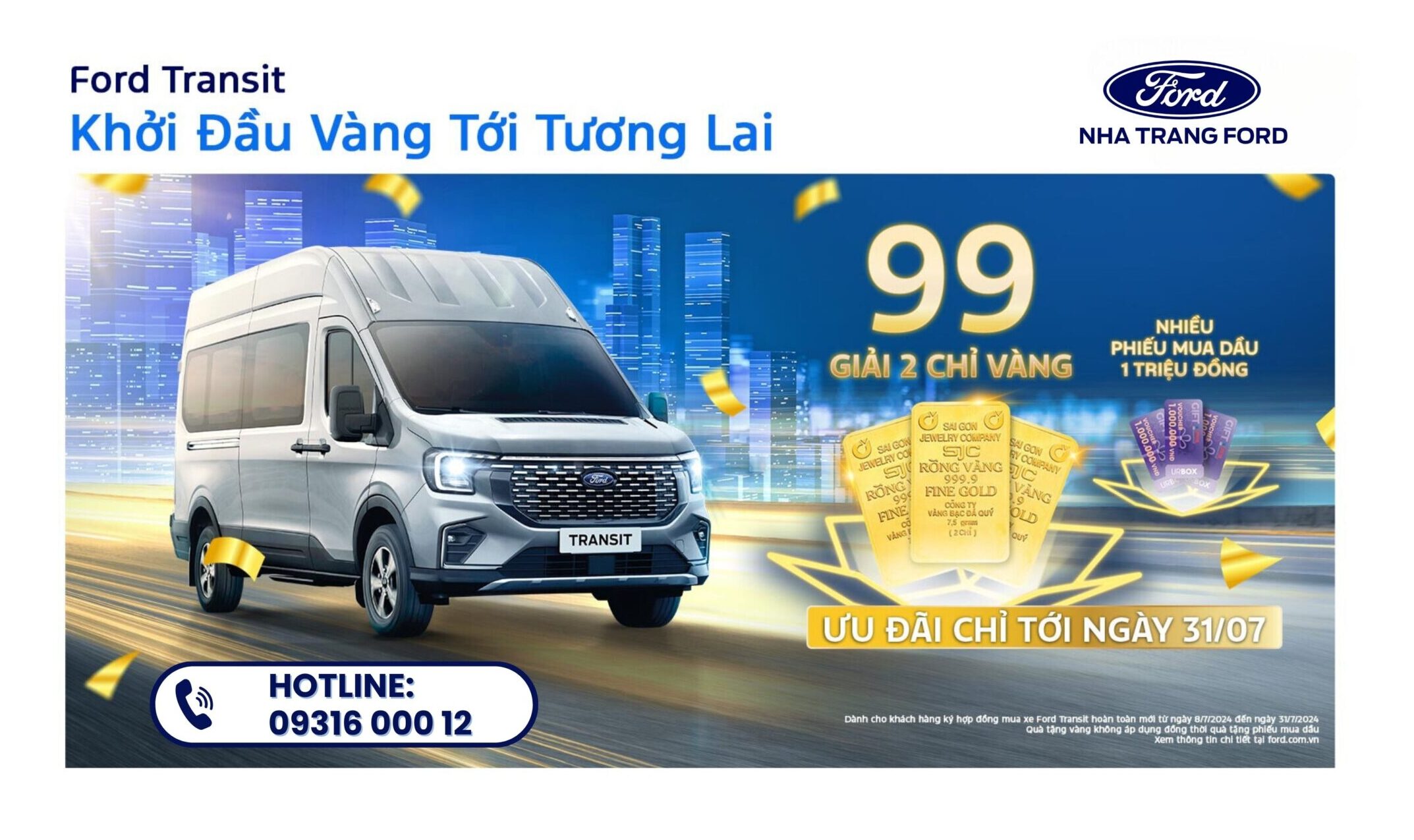 Ford Transit Hoàn Toàn Mới – KHỞI ĐẦU VÀNG TỚI TƯƠNG LAI