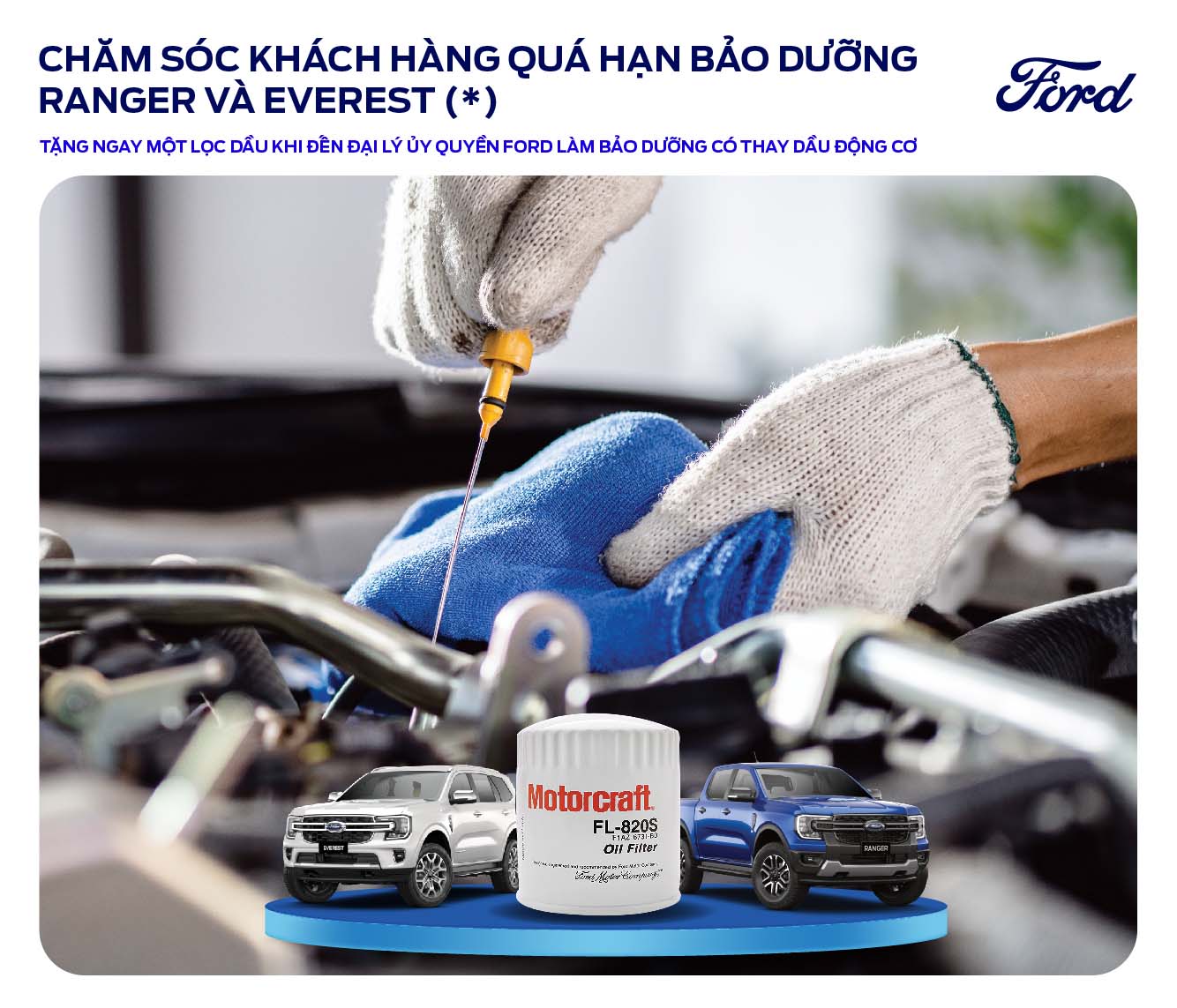 KHUYẾN MÃI DỊCH VỤ dành cho Quý khách hàng sử dụng dịch vụ tại Nha Trang Ford.