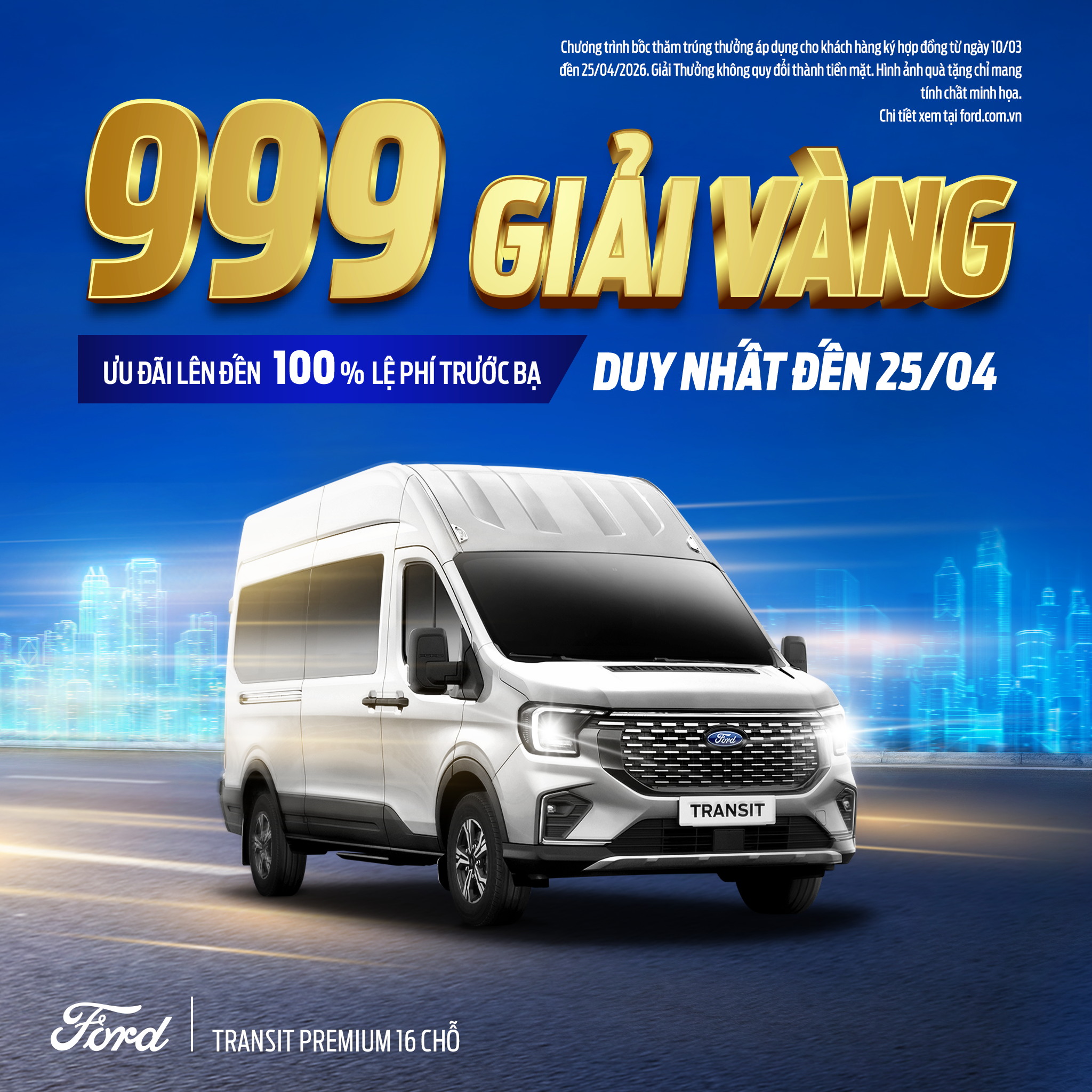 MỞ LỐI HOÀNG KIM, BỨT PHÁ KINH DOANH CÙNG FORD TRANSIT